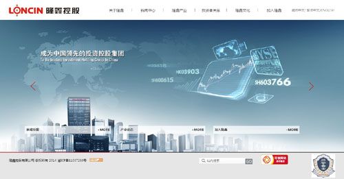 隆鑫控股集團(tuán)網(wǎng)站建設(shè)